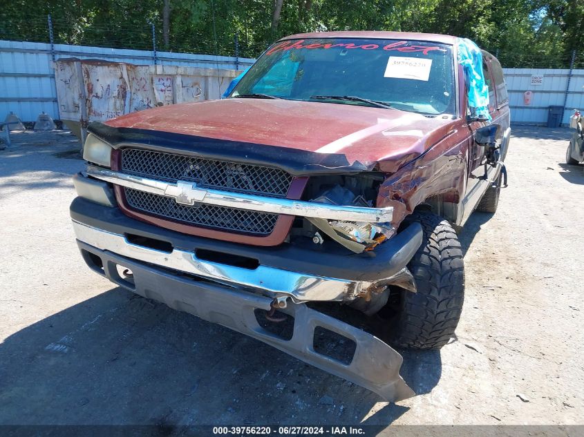 2003 Chevrolet Silverado 1500 Ls VIN: 2GCEK19V631375128 Lot: 39756220