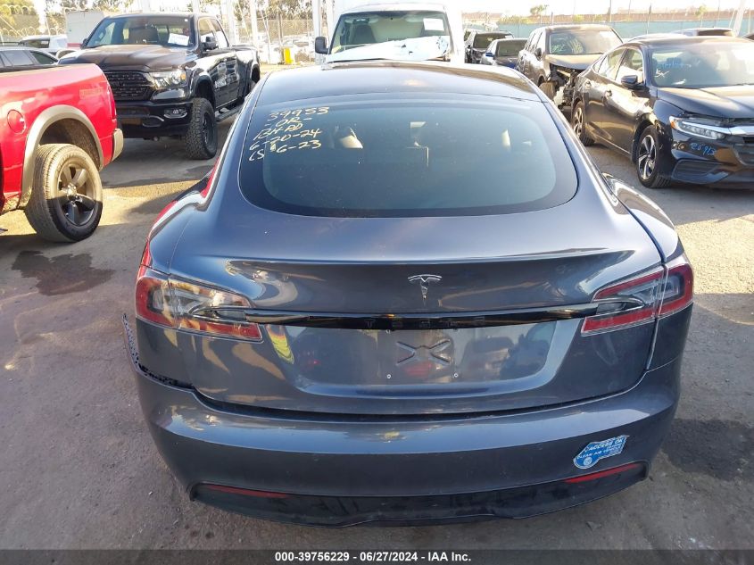 2021 Tesla Model S VIN: 5YJSA1E52MF436243 Lot: 39756229