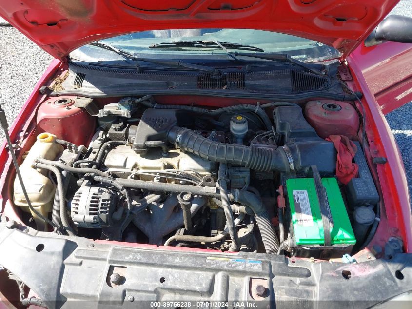 2002 Chevrolet Cavalier VIN: 1G1JC124727321571 Lot: 39756238