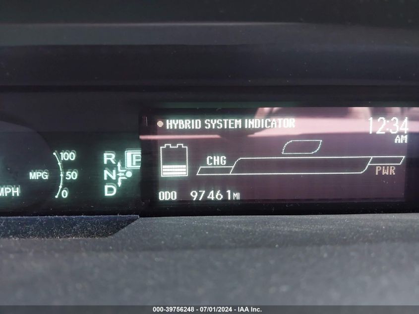 2010 Toyota Prius Ii VIN: JTDKN3DU4A0125822 Lot: 39756248