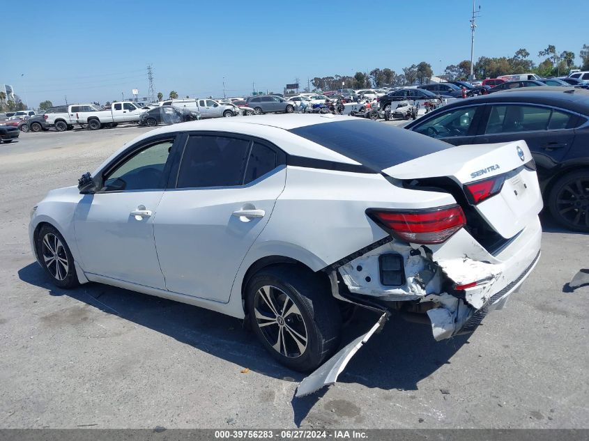 2020 Nissan Sentra Sv Xtronic Cvt VIN: 3N1AB8CV5LY257771 Lot: 39756283