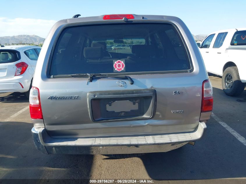 2001 Toyota 4Runner Sr5 V6 VIN: JT3GN86R910210526 Lot: 39756287