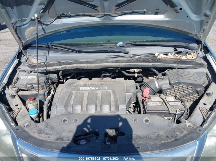 2010 Honda Odyssey Ex VIN: 5FNRL3H46AB092340 Lot: 39756302