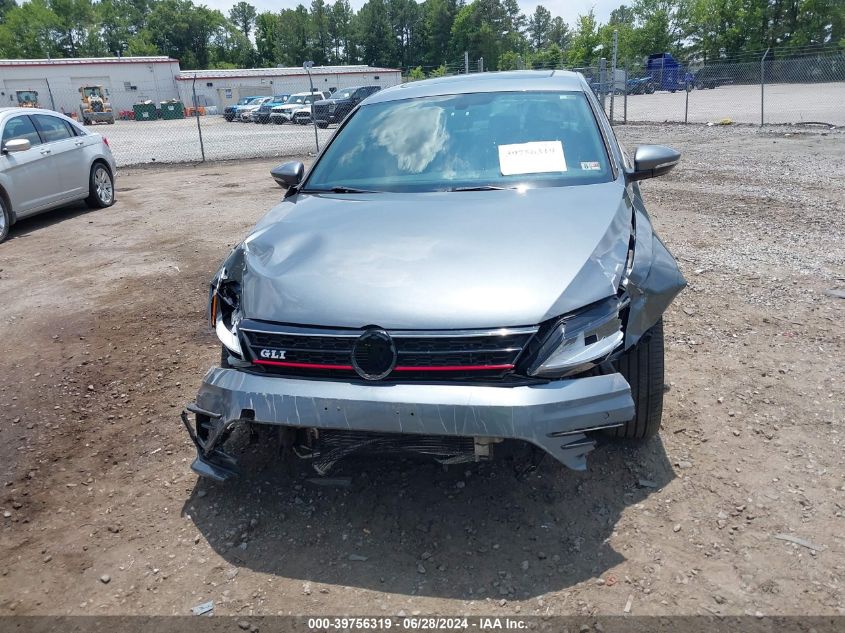 2017 Volkswagen Jetta Gli VIN: 3VW4T7AJ6HM319515 Lot: 39756319