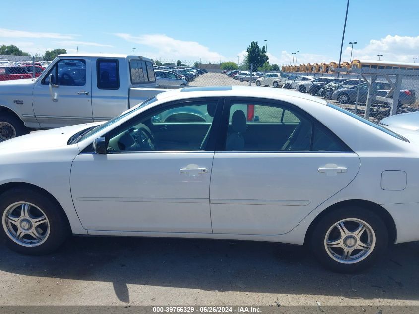 2005 Toyota Camry Le VIN: 4T1BE32K95U585862 Lot: 39756329