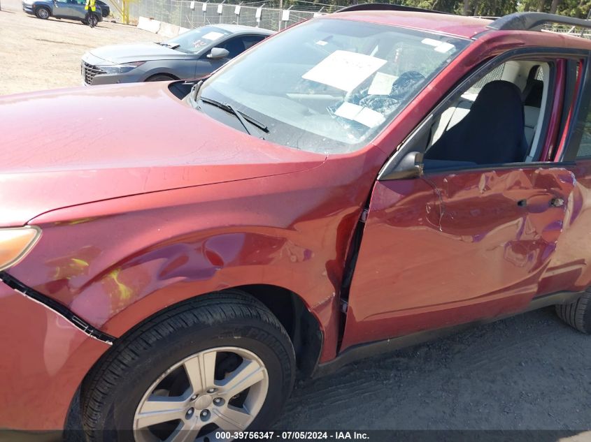 2011 Subaru Forester 2.5X VIN: JF2SHABCXBH734259 Lot: 39756347