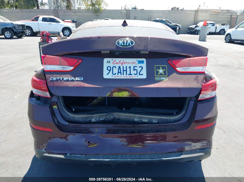 2020 Kia Optima Lx VIN: 5XXGT4L38LG434091 Lot: 39756351