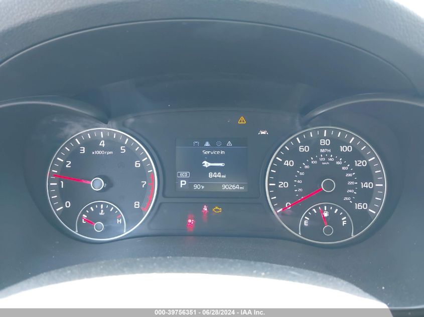 2020 Kia Optima Lx VIN: 5XXGT4L38LG434091 Lot: 39756351