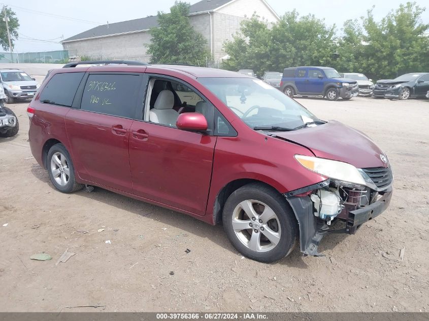 2012 Toyota Sienna Le VIN: 5TDKK3DCXCS203701 Lot: 39756366