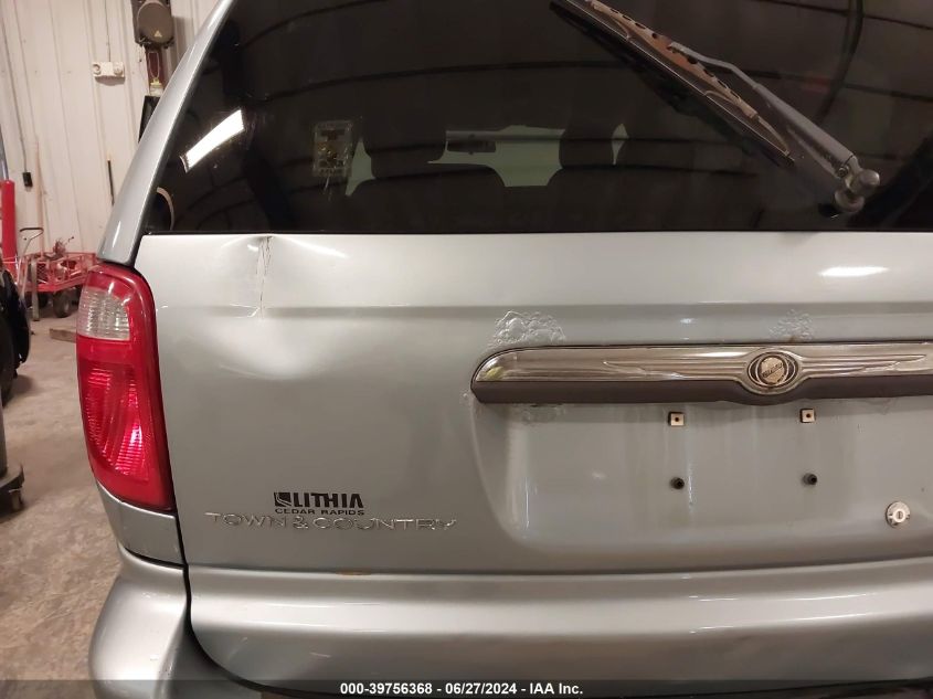 2006 Chrysler Town & Country Lx VIN: 1A4GP44R96B610173 Lot: 39756368