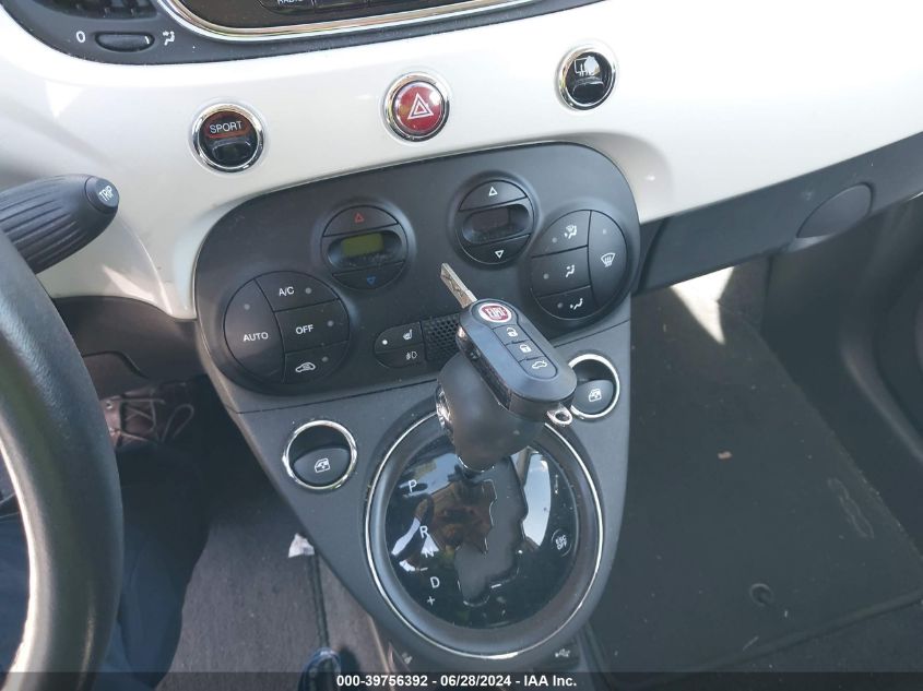 2017 Fiat 500C Lounge VIN: 3C3CFFER4HT697830 Lot: 39756392