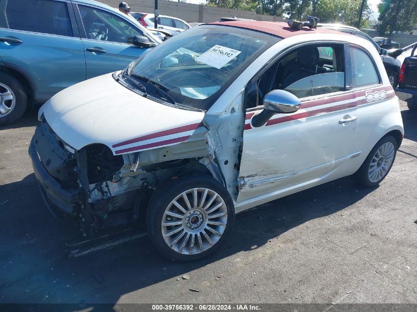 2017 Fiat 500C Lounge VIN: 3C3CFFER4HT697830 Lot: 39756392