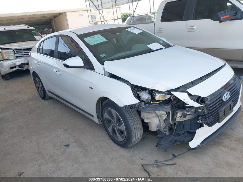 2017 Hyundai Ioniq Hybrid Sel VIN: KMHC75LC3HU048104 Lot: 39756393