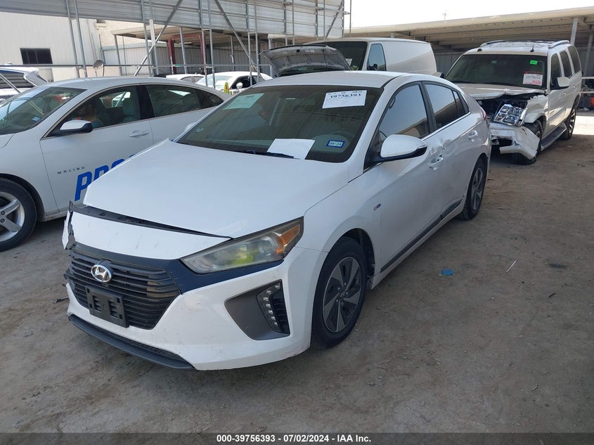 2017 Hyundai Ioniq Hybrid Sel VIN: KMHC75LC3HU048104 Lot: 39756393