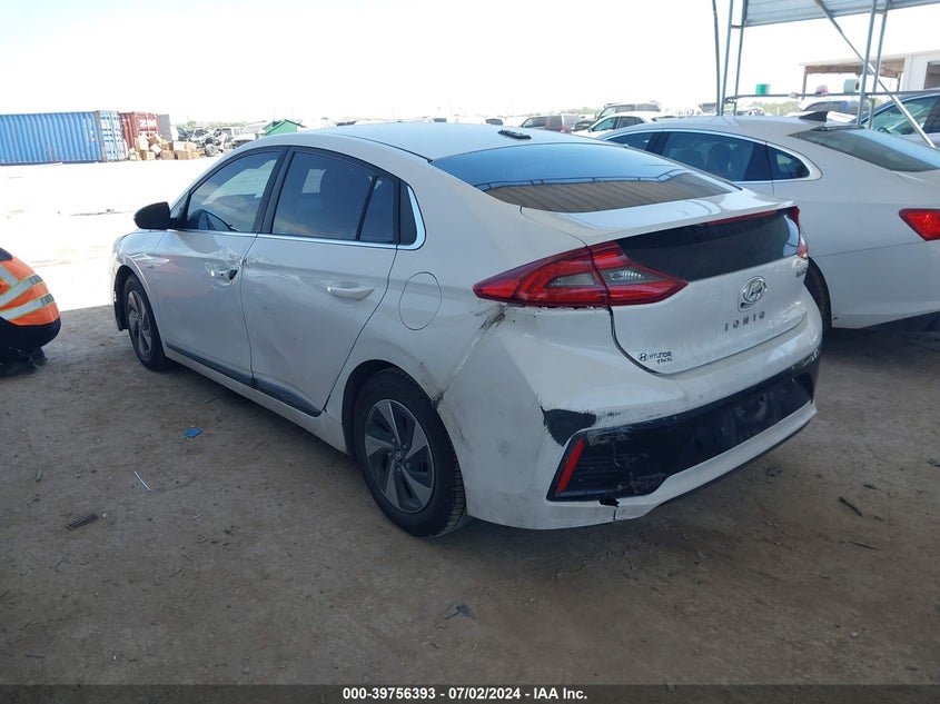 2017 Hyundai Ioniq Hybrid Sel VIN: KMHC75LC3HU048104 Lot: 39756393