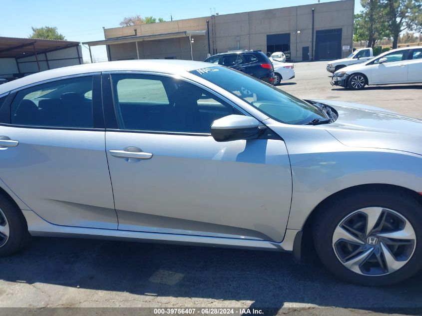 2019 Honda Civic Lx VIN: 2HGFC2F6XKH586828 Lot: 39756407