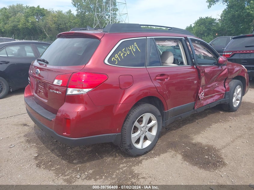 2014 SUBARU OUTBACK 2.5I PREMIUM - 4S4BRCCC1E3218763