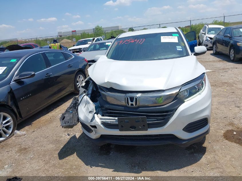 2019 Honda Hr-V Lx VIN: 3CZRU5H3XKM709889 Lot: 39756411