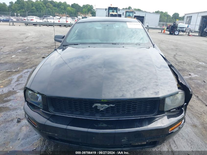 2007 Ford Mustang V6 Deluxe/V6 Premium VIN: 1ZVFT80N875355486 Lot: 39756419