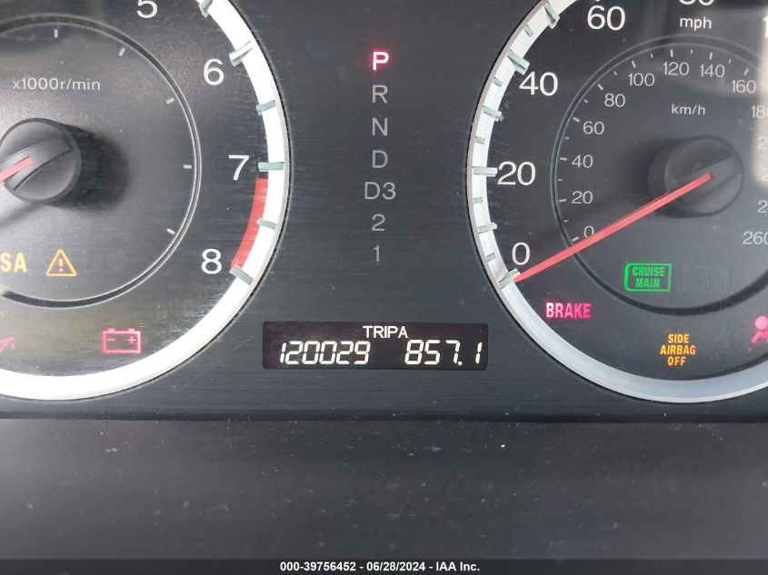 2010 Honda Accord 2.4 Ex-L VIN: 1HGCP2F81AA154490 Lot: 39756452