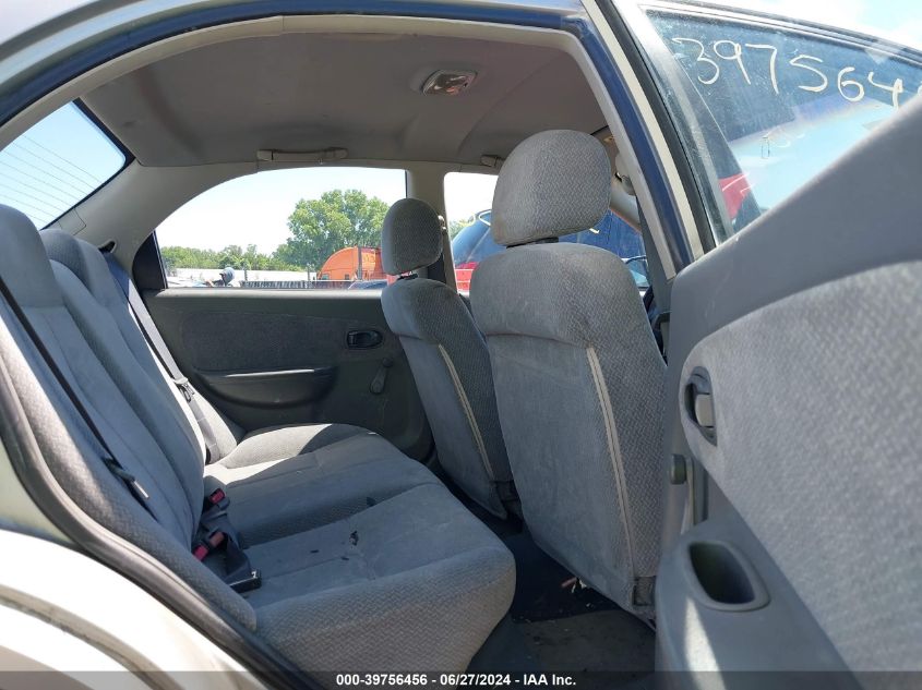 2002 Kia Spectra Ls VIN: KNAFB121025118049 Lot: 39756456