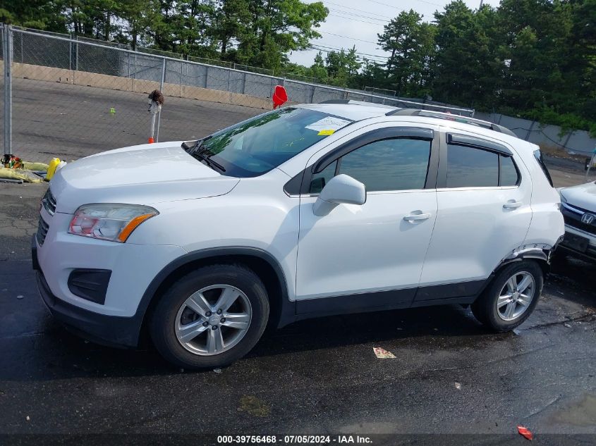 2015 Chevrolet Trax Lt VIN: 3GNCJLSB2FL252166 Lot: 39756468