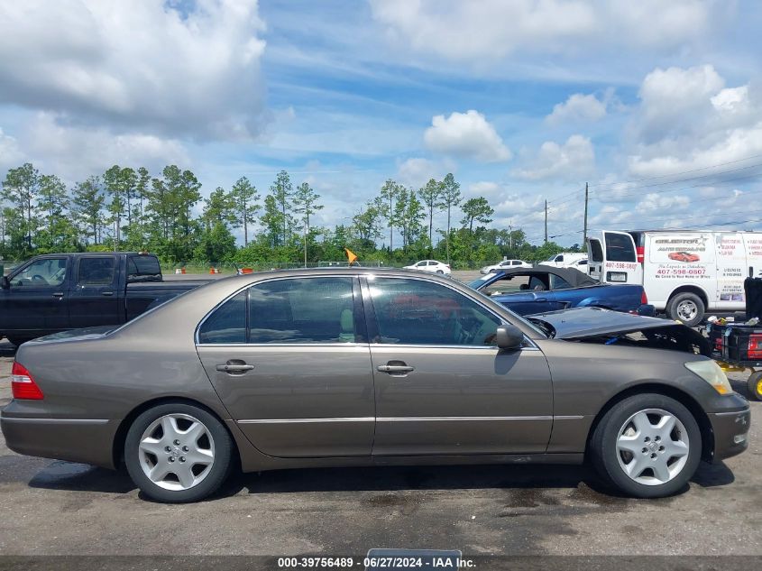 2005 Lexus Ls 430 430 VIN: JTHBN36F455008019 Lot: 39756489