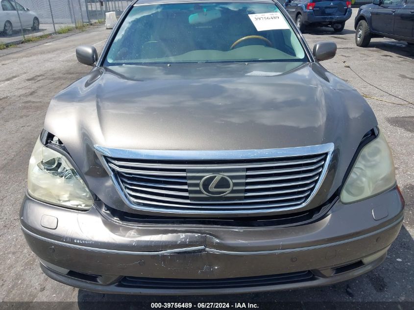 2005 Lexus Ls 430 430 VIN: JTHBN36F455008019 Lot: 39756489