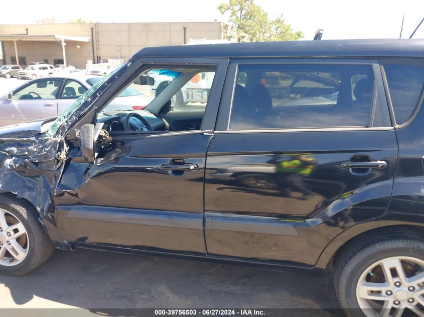 2011 Kia Soul + VIN: KNDJT2A26B7250330 Lot: 39756503