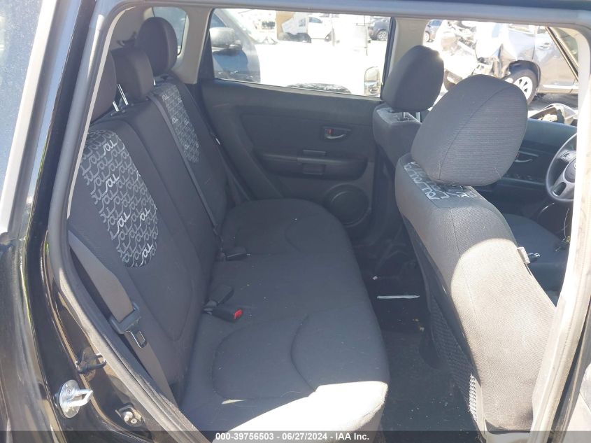 2011 Kia Soul + VIN: KNDJT2A26B7250330 Lot: 39756503