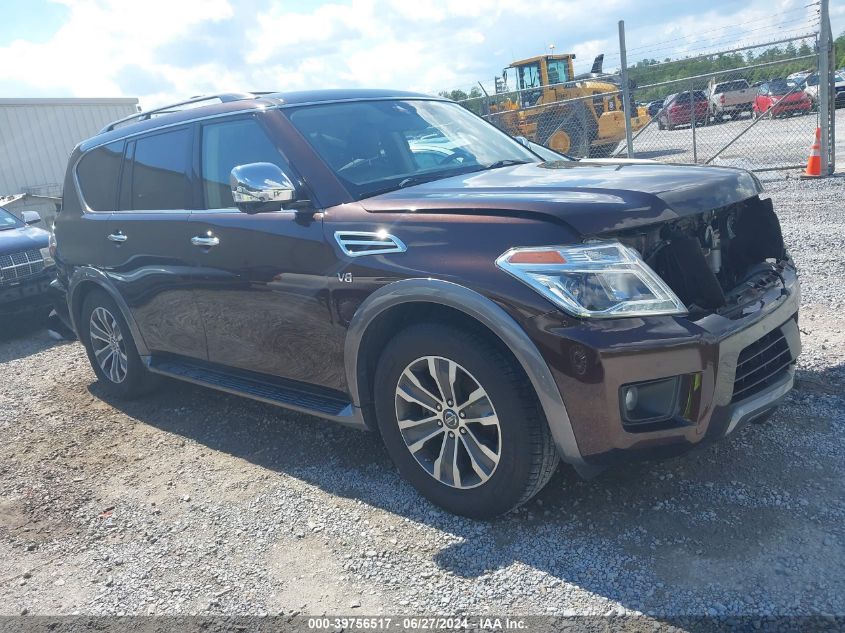 2019 Nissan Armada Sl VIN: JN8AY2ND0KX008649 Lot: 39756517