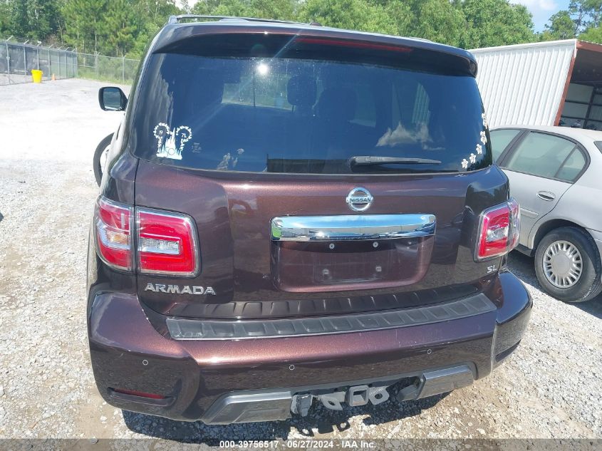 2019 Nissan Armada Sl VIN: JN8AY2ND0KX008649 Lot: 39756517