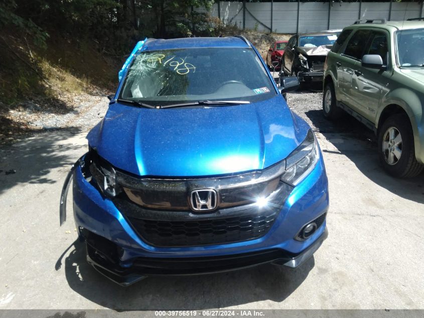 2021 Honda Hr-V Awd Sport VIN: 3CZRU6H12MM752128 Lot: 39756519