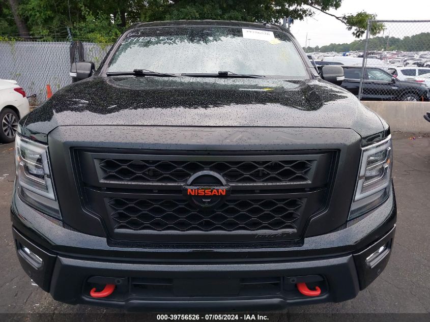 2021 Nissan Titan Pro-4X 4X4 VIN: 1N6AA1ED0MN528372 Lot: 39756526