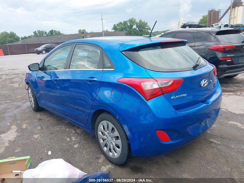 VIN KMHD35LH8HU376291 2017 HYUNDAI ELANTRA GT