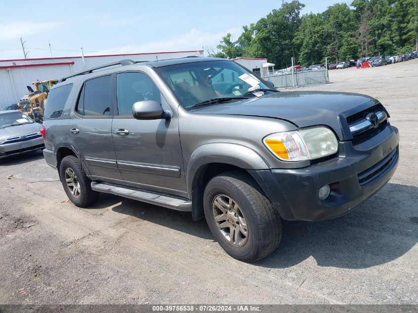 2007 Toyota Sequoia Sr5 V8 VIN: 5TDZT34A57S295896 Lot: 39756538