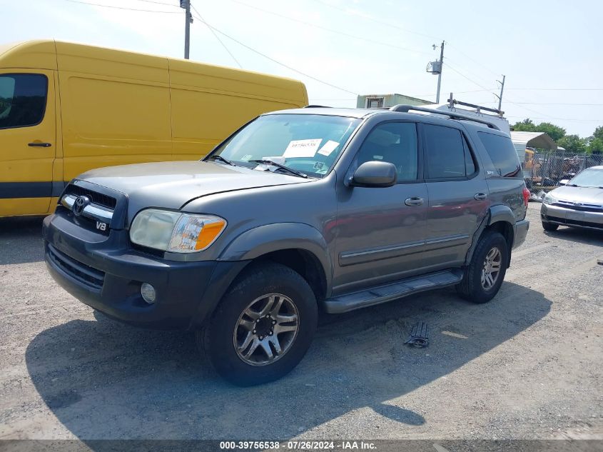 2007 Toyota Sequoia Sr5 V8 VIN: 5TDZT34A57S295896 Lot: 39756538