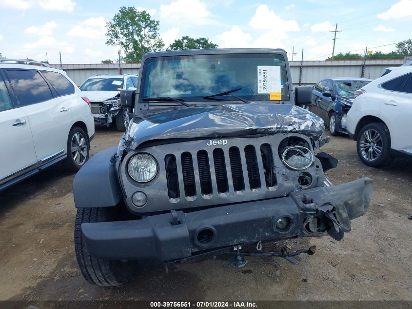 2018 Jeep Wrangler Jk Unlimited Sport S 4X4 VIN: 1C4BJWDG3JL910225 Lot: 39756551