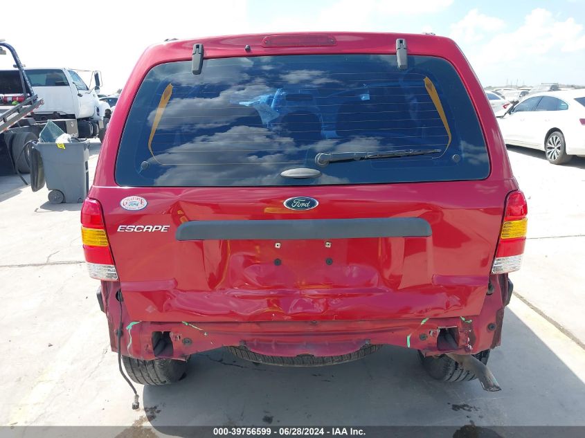 2006 Ford Escape Xls/Xls Manual VIN: 1FMYU02Z56KC81806 Lot: 39756599