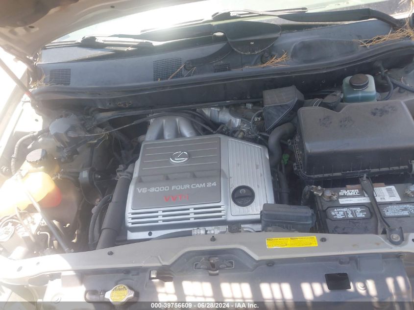 2001 Lexus Rx 300 VIN: JTJHF10U610233812 Lot: 39756609