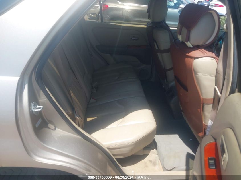 2001 Lexus Rx 300 VIN: JTJHF10U610233812 Lot: 39756609