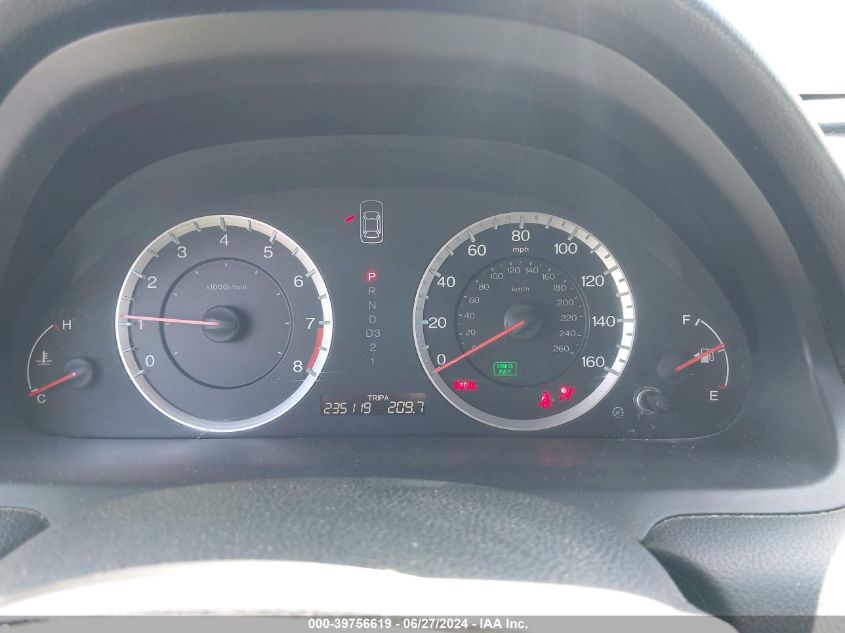 2010 Honda Accord 2.4 Lx-S VIN: 1HGCS1B30AA021173 Lot: 39756619