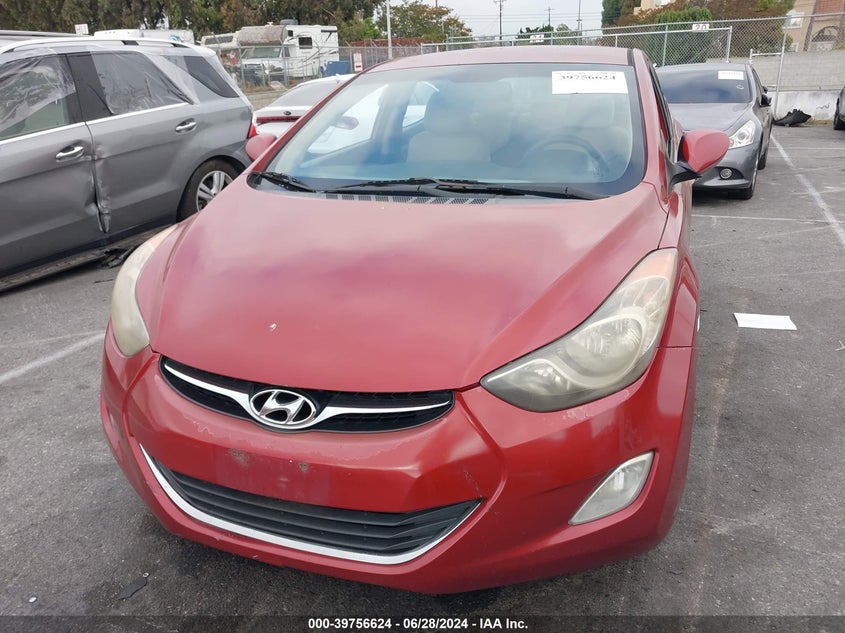 2012 Hyundai Elantra Gls (Ulsan Plant) VIN: KMH4AE7CU4Q7776 Lot: 39756624