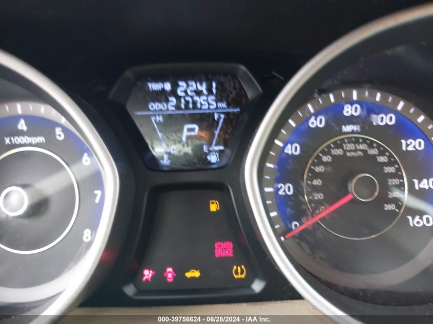 2012 Hyundai Elantra Gls (Ulsan Plant) VIN: KMH4AE7CU4Q7776 Lot: 39756624