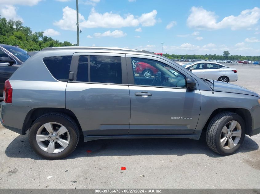 2014 Jeep Compass Sport VIN: 1C4NJDBB8ED591400 Lot: 39756673