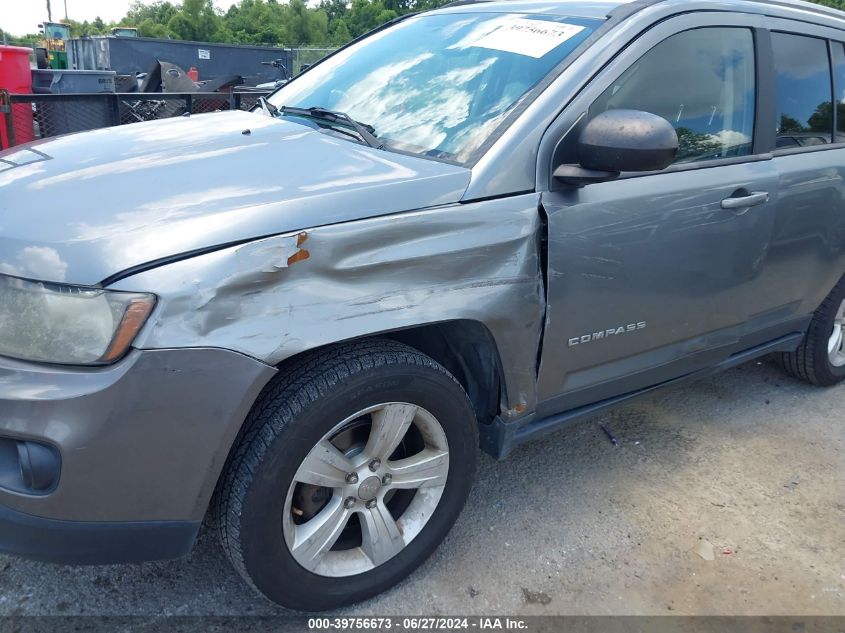 2014 Jeep Compass Sport VIN: 1C4NJDBB8ED591400 Lot: 39756673