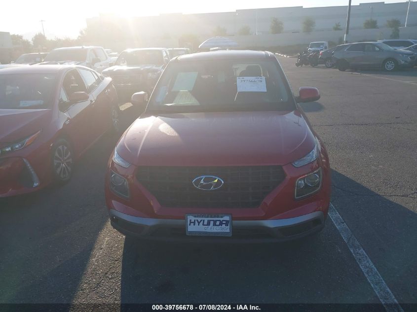 2022 Hyundai Venue Se VIN: KMHRB8A37NU197222 Lot: 39756678