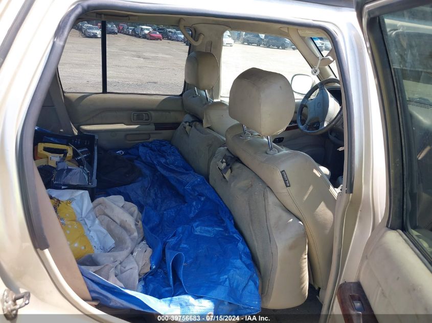 2000 Infiniti Qx4 VIN: JNRAR07Y6YW075591 Lot: 39756683