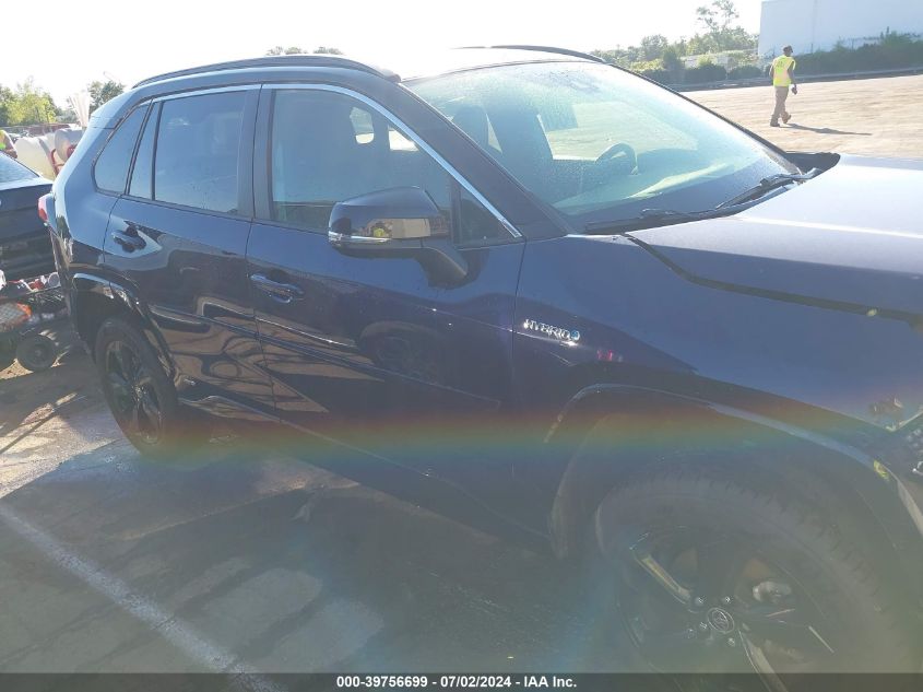 2021 Toyota Rav4 Hybrid Xse VIN: JTME6RFVXMJ008277 Lot: 39756699