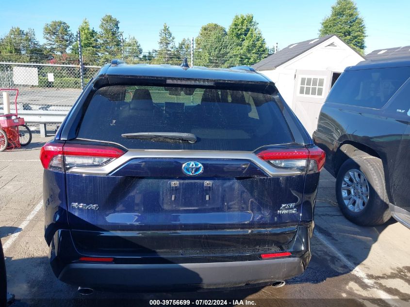 2021 Toyota Rav4 Hybrid Xse VIN: JTME6RFVXMJ008277 Lot: 39756699